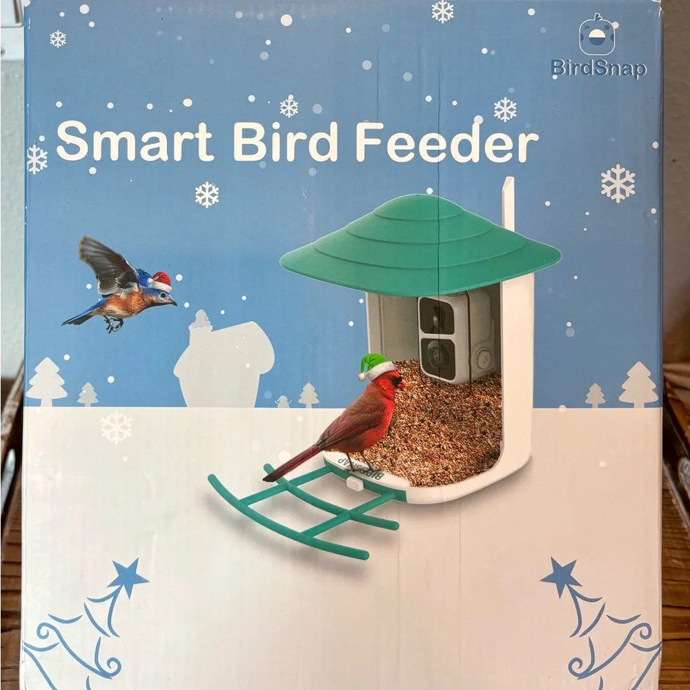BirdSnap Smart Bird Feeder with AI Identification, BNIB